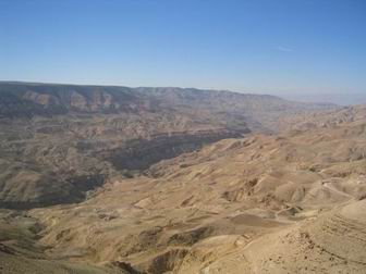 la route du roi : le Wadi Mujib
