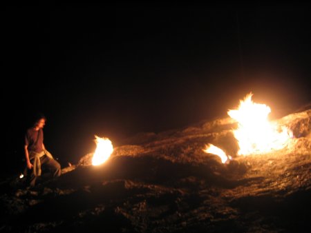 photo: moi parmi les flammes